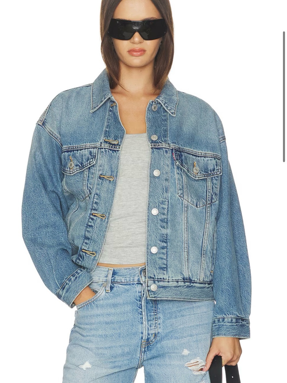 Levi's Light Blue Oversized Denim Jacket